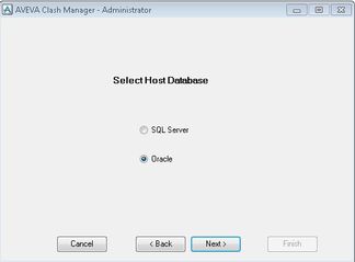 Clash manager works with either microsoft sql server or oracle database